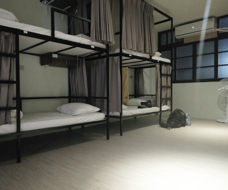 新竹駅そばのホステルは快適