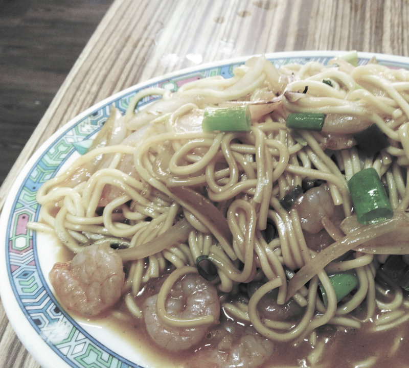台北で食べた海鮮焼きそば