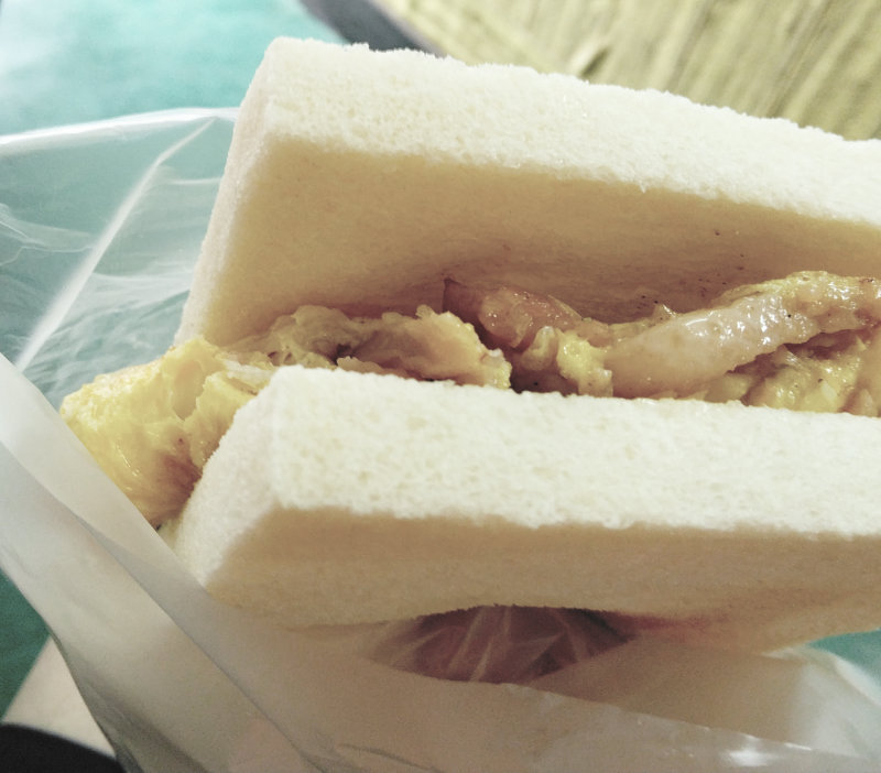 台湾の庶民の味、三明治（サンドイッチ）