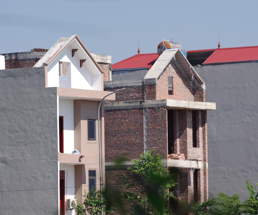 ベトナムのレンガ建築